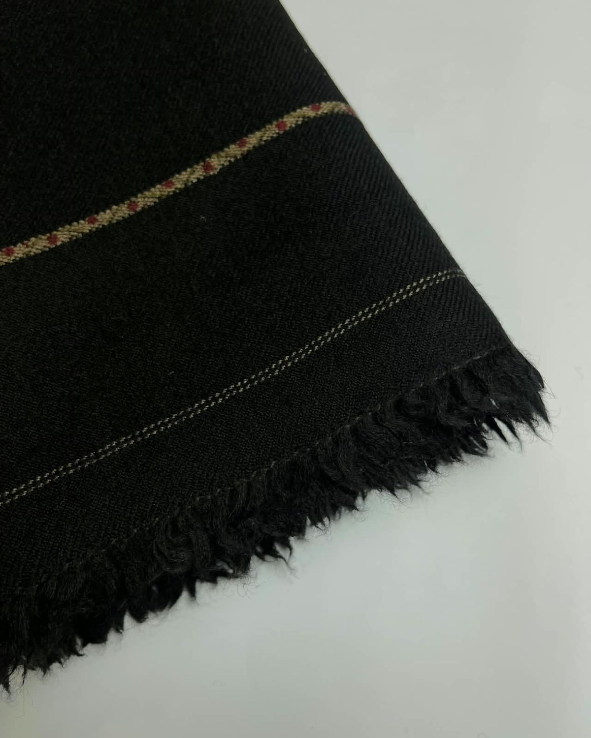 Kids Black Wool Shawl – Classic Winter Wrap