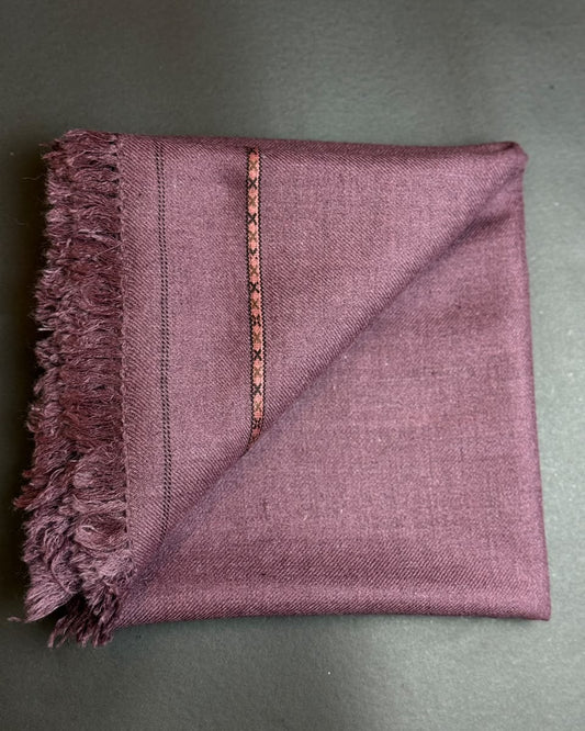 Kids Maroon Wool Shawl  – Premium Winter Collection